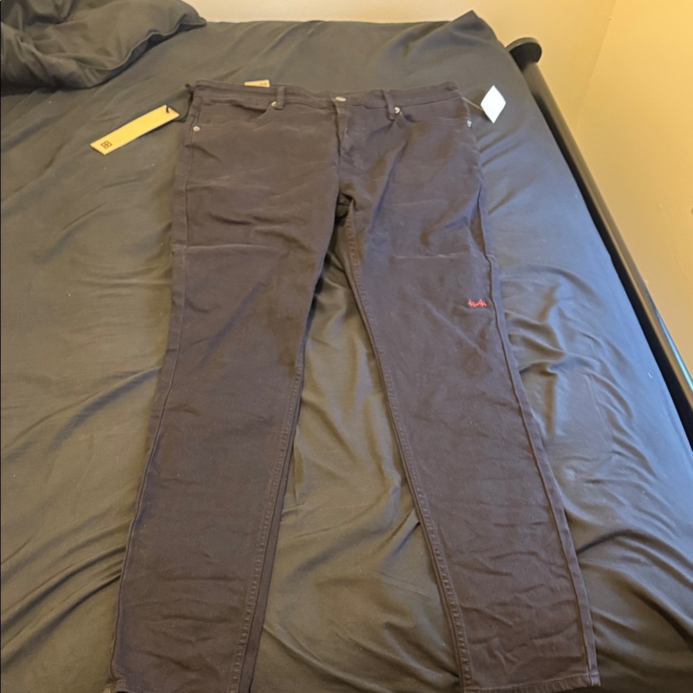 Ksubi Men's Skinny Jeans in Deep Black - Van Winkle Ghosted